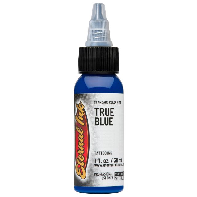 True Blue Ink – Pigmento azul vibrante de Eternal Ink ideal para trabajos profesionales.