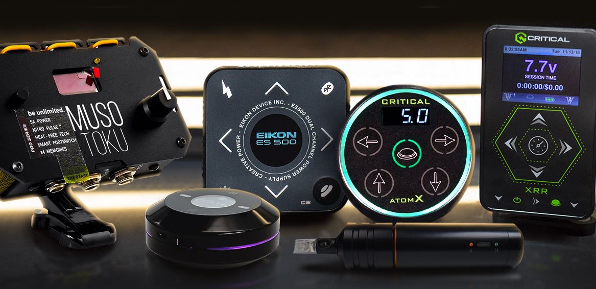 Equipamiento profesional para tatuadores